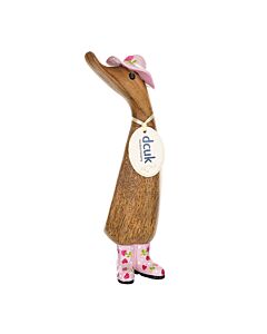 DCUK Duckings – Floral Hats and Welly Boots Pink